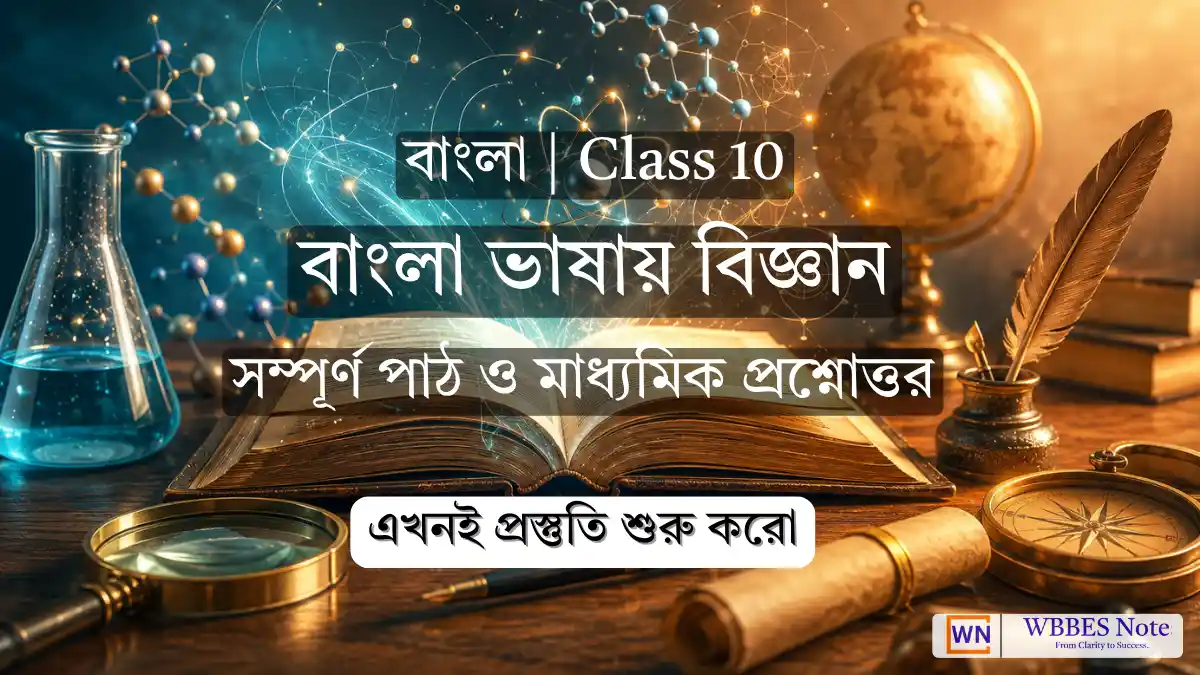 Class 10 Bengali: বাংলা ভাষায় বিজ্ঞান – সম্পূর্ণ কোর্স ও প্রশ্ন-উত্তর | WBBSE Madhyamik