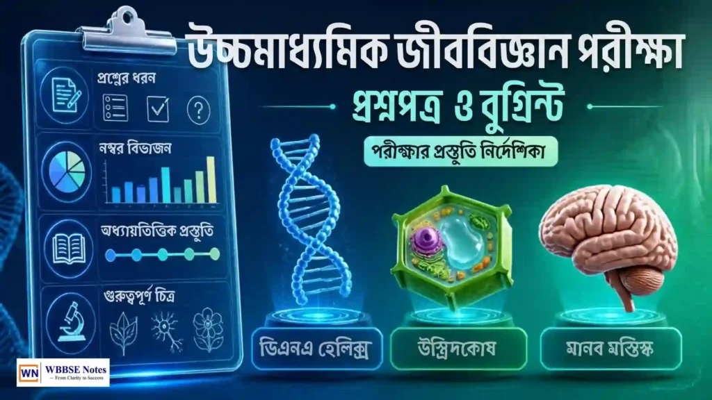 Madhyamik Life Science Question Paper Blueprint and Marks Distribution